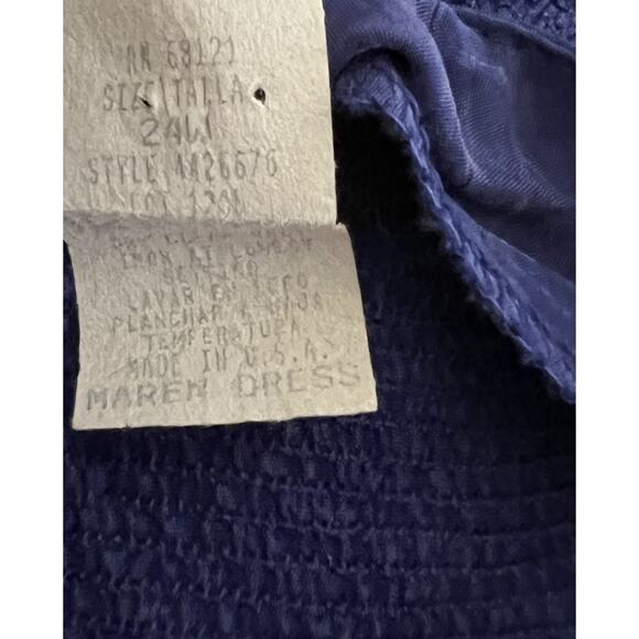 Maren Vintage 90s Deep Iridescent Purple 2pc Silky Maxi Dress & Jacket Size 24W - Picture 9 of 9